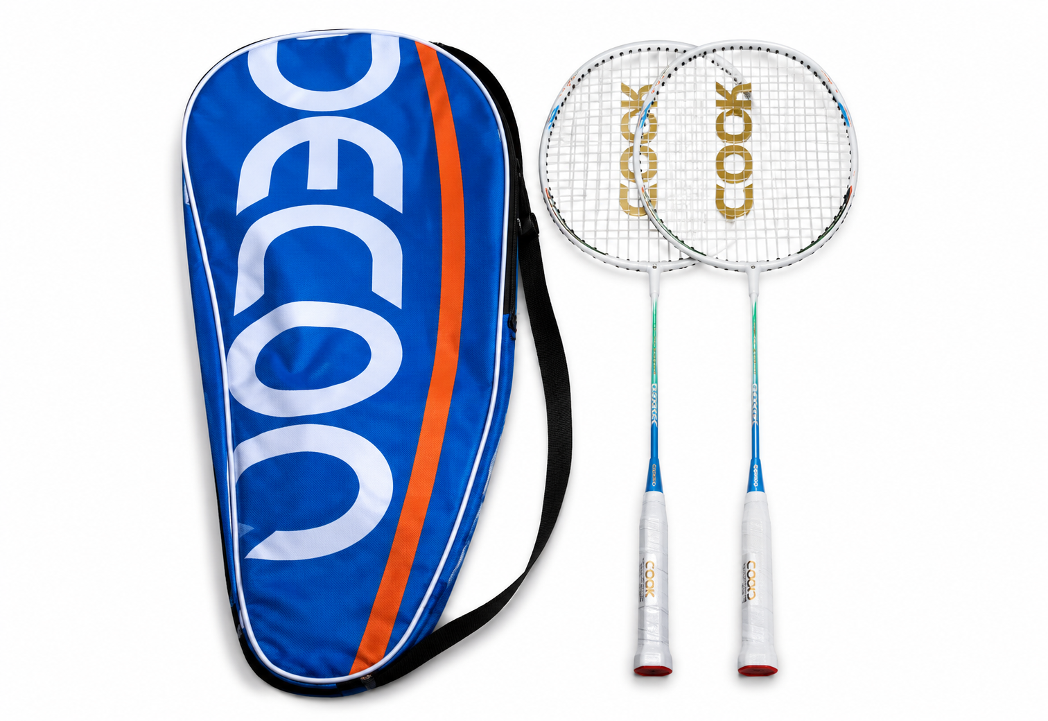 Badminton Racket Set Blue